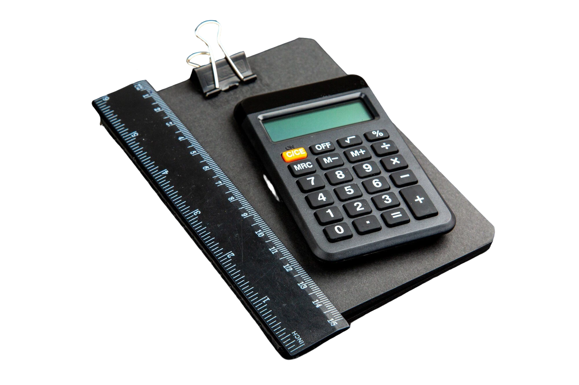 Percentage Calculator with Notepad and Ruler